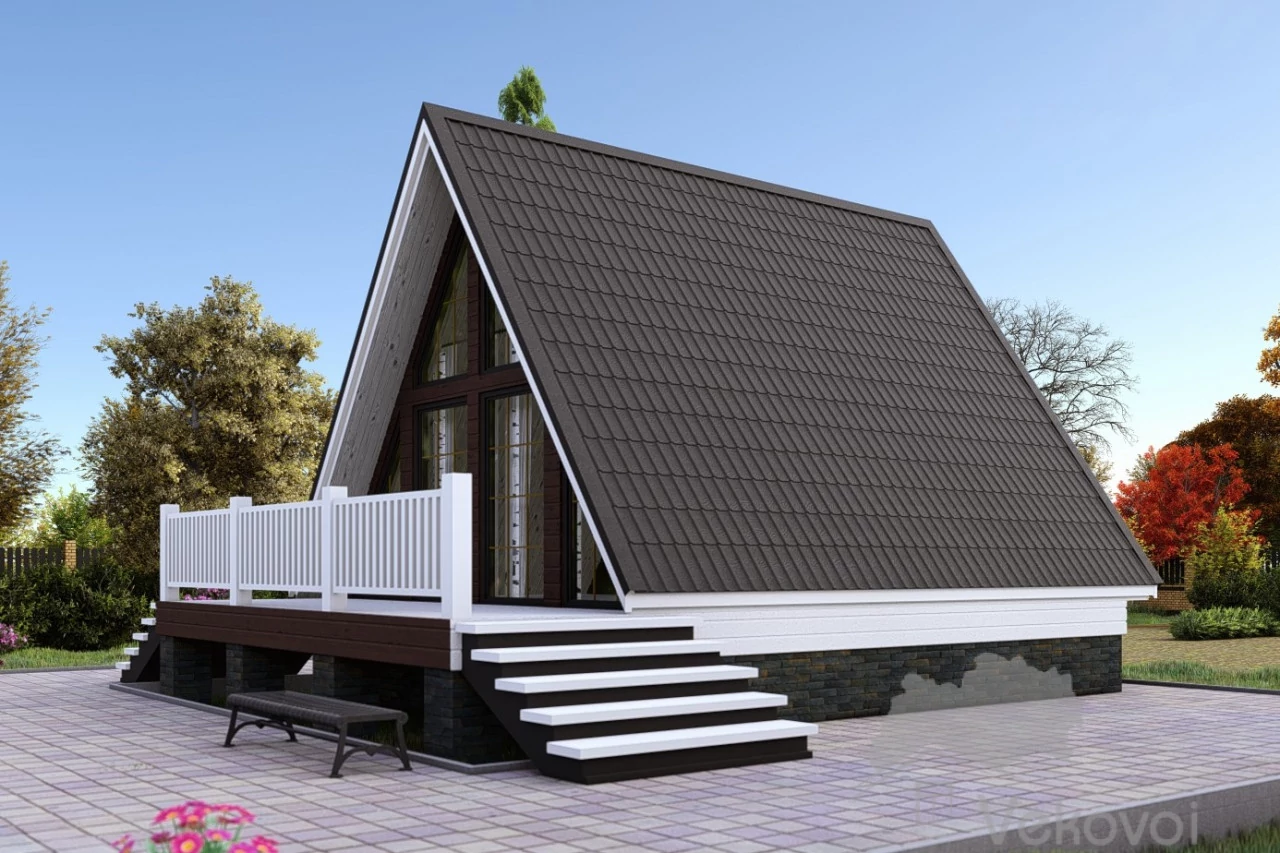 Типовой проект A-frame ДШ10 производителя Vekovoi